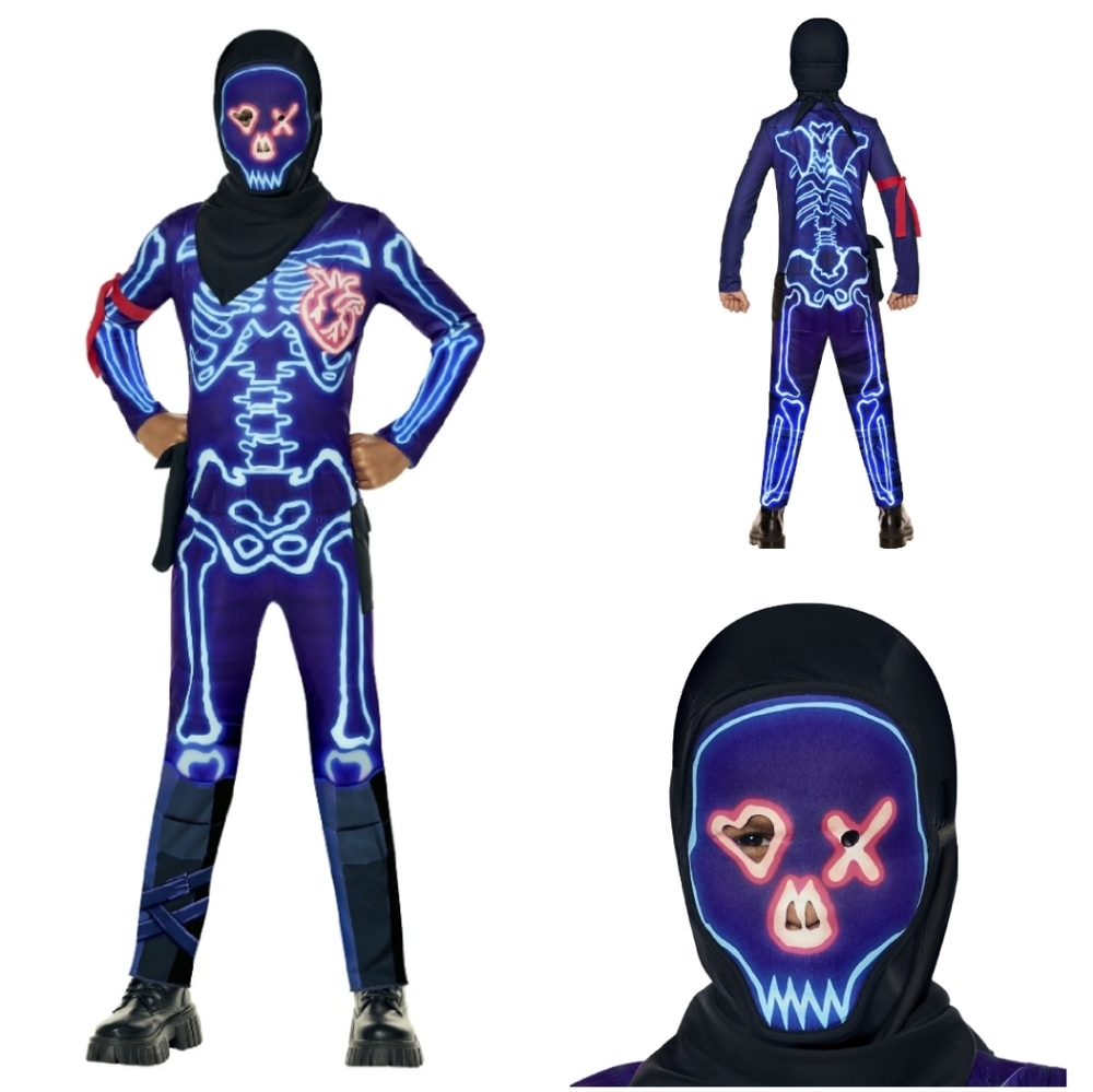 Fortnite Party Trooper Costume Size Medium 8-10
